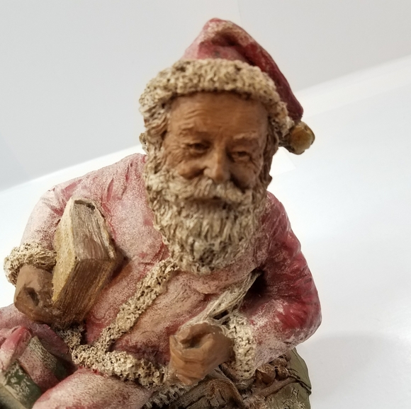 VTG CAIRN CHRISTMAS 1983 CLARK GNOME SANTA II HOLDING GOOD BOYS & GIRLS BOOK #56 - Picture 9 of 9